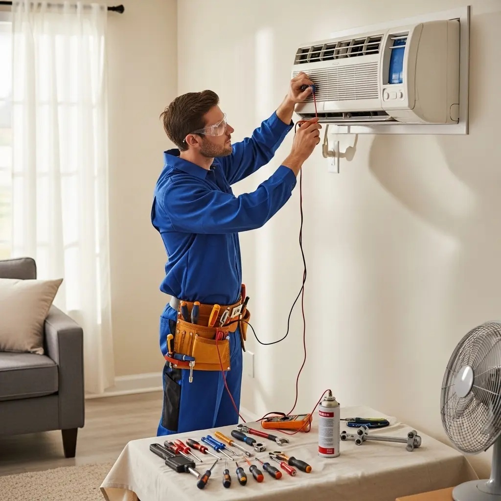 Sarıgöl Termoteknik Termoteknik klima gaz dolumu ve bakım – Enerji verimliliği artırıldı. - Teknik servis örneği